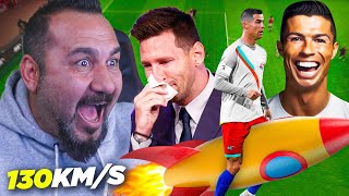 RONALDO VURDU MESSİ ŞOK OLDU EA FC 24 TANTAN KARİYERİ BÖLÜM 17 [upl. by Esorbma708]