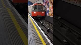 Piccadilly Line 1973 Stock Arriving At Green Park Destination Heathrow Terminals 4 2 and 3 [upl. by Almap]