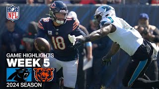 Carolina Panthers vs Chicago Bears Game Highlights  NFL 2024 Season Week 5 [upl. by Aniratak175]