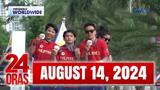 24 Oras Express August 14 2024 HD [upl. by Nocaed]