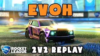 Evoh Ranked 2v2 POV 34  Evoh amp stizzy VS Lj amp swazz  Rocket League Replays [upl. by Elgna]