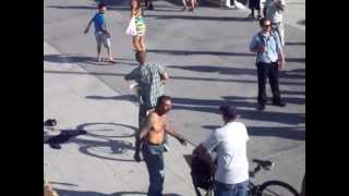 Drunken man TRIES to start a fight at Venice Beach [upl. by Ocirema465]