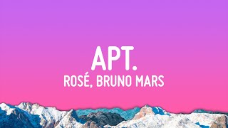 ROSÉ amp Bruno Mars  APT Lyrics [upl. by Ane]