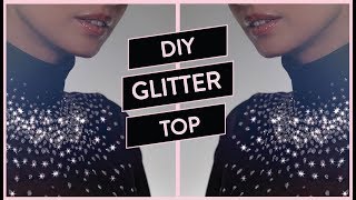 Do It Do yourself Glitter Top  Inspired by Lirika Matoshis [upl. by Etna]