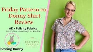 Friday Pattern co Donny Shirt Review [upl. by Edmunda]