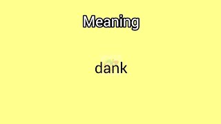 dank meaning in English amp Telugu  Googul Dictionary dictionary meanings telugu english damn [upl. by Elicec]