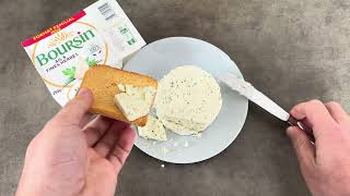 Boursin Cheese Taste Test [upl. by Rumit]