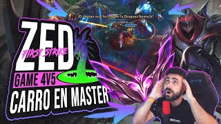 👽ZED GAME ULTRA COMPLICADO👽  JUGAMOS CON 1 MENOS EN MASTER  TENGO QUE DARLO ABSOLUTAMENTE TODO 🤯 [upl. by Aleicarg796]