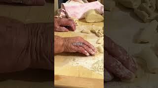 How 89yr old Caterina makes pasta from scratch pasta homemadepasta shorts [upl. by Sabella]