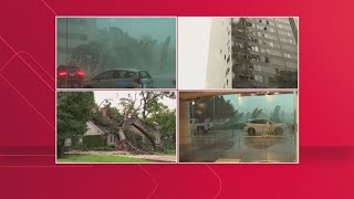 KHOU 11 team coverage of storms that ripped through [upl. by Boggs]