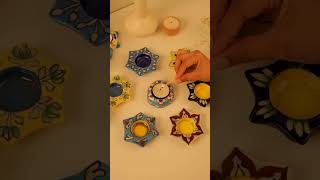 Handcrafted Ceramic Diyas for Diwali  EcoFriendly Festive Decor by iTokri [upl. by Kcaj]