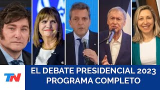 PRIMER DEBATE PRESIDENCIAL I Elecciones Generales 2023 [upl. by Ayad]