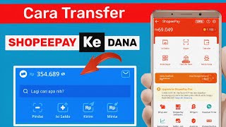 Cara Transfer Shopeepay Ke Dana  top up dana pakai shopeepay [upl. by Aimat37]