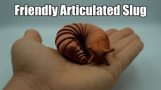 Friendly Articulated Slug  3D Printing TimeLapse Artillery Genius Octolapse [upl. by Perr]