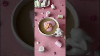 This is a marshmallow figurine  a sweet original dessert Want to learn how to make it too [upl. by Annayram258]