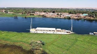 Dahabeya Asiya  Egypt Nile Cruise between Luxor and Aswan [upl. by Awjan]