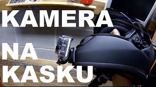 Jak Zamontować Kamerę na Kasku Sposób Mocowania Kamery GoPro do Kasku  Polski Motovlog [upl. by Laure]