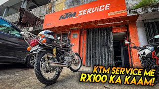 RX100 ko Leke Jana pada KTM Service Centre 😱 Highway Run on RX⚡ [upl. by Iclehc850]