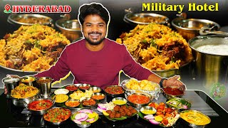 Military Rajanna Hotel Hyderabad  Ft5monkeys Food [upl. by Garate]