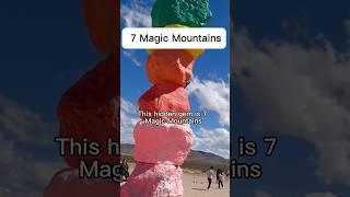 Hidden Gem Seven Magic Mountains Las Vegas hiddengem shorts [upl. by Lihas]