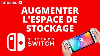 Comment augmenter lespace de stockage Nintendo Switch [upl. by Neroc]