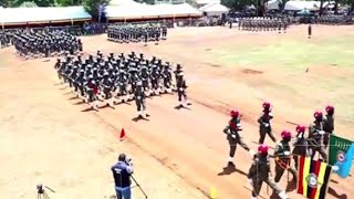 Ugandas Parade marches at the 62nd Independence celebrations in Busia [upl. by Enaxor114]