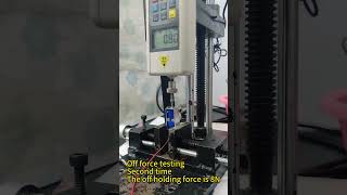 The off force testing of bistable push pull solenoid XSQ0735 [upl. by Yessak]