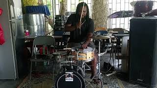 delroy aka cava on drums [upl. by Atillertse]