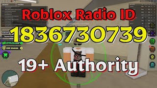 Authority Roblox Radio CodesIDs [upl. by Adamek]