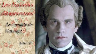 Les liaisons dangereuses  Le Vicomte de Valmont  lettre 77 [upl. by Einnod197]