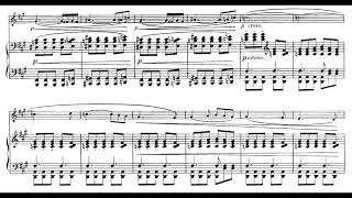 Claude Debussy  Rhapsody for Alto Saxophone and Orchestra 1911 ScoreVideo [upl. by Aliakam672]