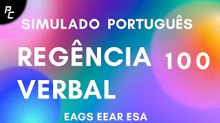 Simulado de Português 100  Regência Verbal [upl. by Haiel]