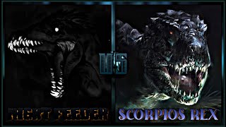 Night Feeder Primal Vs Scorpios Rex Jurassic Park [upl. by Aramal287]