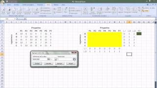 Problema de Asignación en Programación Entera resuelto con Solver de Excelavi [upl. by Nitsug995]