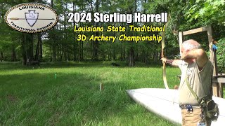 3D Archery 2024 Sterling Harrell Louisiana State Traditional Championship [upl. by Irahs]