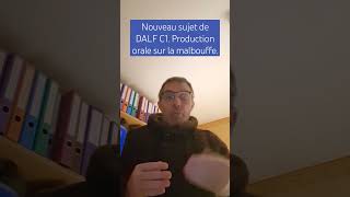 DALF C1 Nouveau sujet de production orale proposé à mes élèves La malbouffe [upl. by Aninnaig893]