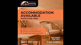 Experience ultimate comfort and convenience at Delight accommodation in Palmerston Northnewzealand [upl. by Klement]