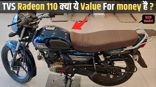 2024 New TVS Radeon 110 Model E20 Full Review  Price New features amp update [upl. by Llenet]