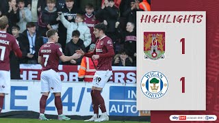 HIGHLIGHTS Northampton Town 1 Wigan Athletic 1 [upl. by Vickey735]