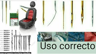 Cuales son las agujas correctas para cada tipo de maquina casera o industrial Mira el video [upl. by Aliel]