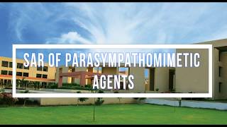 SAR of Parasympathomimetic agents  SAR of Acetylcholine  By Prof K R Rathod [upl. by Olly]