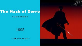 The Mask of Zorro  Zorros Theme  James Horner 1998 [upl. by Amzaj]