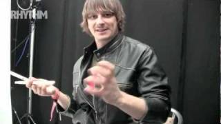 Korns Ray Luzier talks Rhythm Magazine through his preshow warmup routine [upl. by Lightman415]