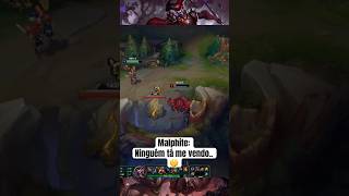 MALPHITE ENGANANDO o SHACO 😂 LEAGUE OF LEGENDS shorts [upl. by Paulita385]