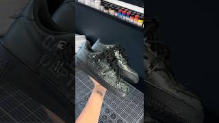 Transforming AF1 into a custom MASTERPIECE 🤩 shorts [upl. by Creedon]