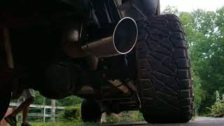 Ford F250 60 5 Inlet to 8 Outlet Exhaust Tip BEFOREAFTER [upl. by Gaudet767]