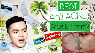 10 Best Moisturizers for ACNE Prone Skin  Tagalog [upl. by Eeltrebor]