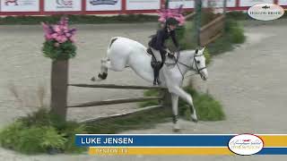 Winning Round Luke Jensen and Jamaica  Dover Saddlery  USEF Hunter Seat Medal Final [upl. by Wurster]