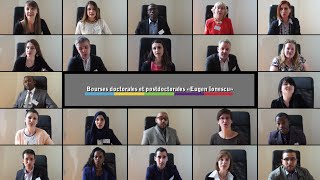 Bourses doctorales et postdoctorales Eugen Ionescu en Roumanie [upl. by Lein]