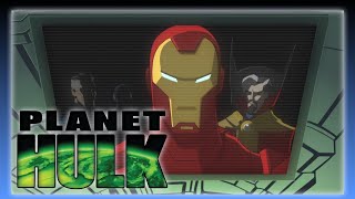 The Illuminati sends Hulk to outer space  Planet Hulk [upl. by Aiken]